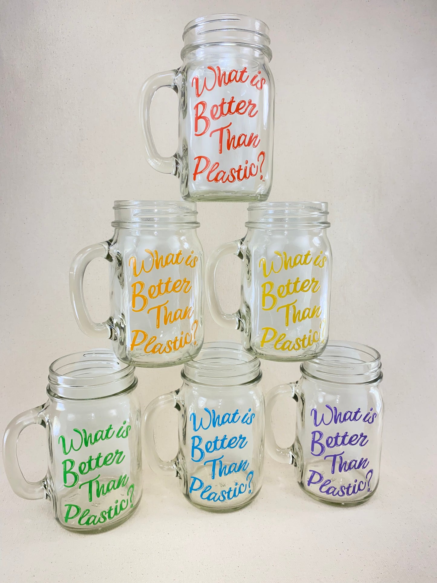 “What is Better Than Plastic?” Drinking Mason Glass Jars