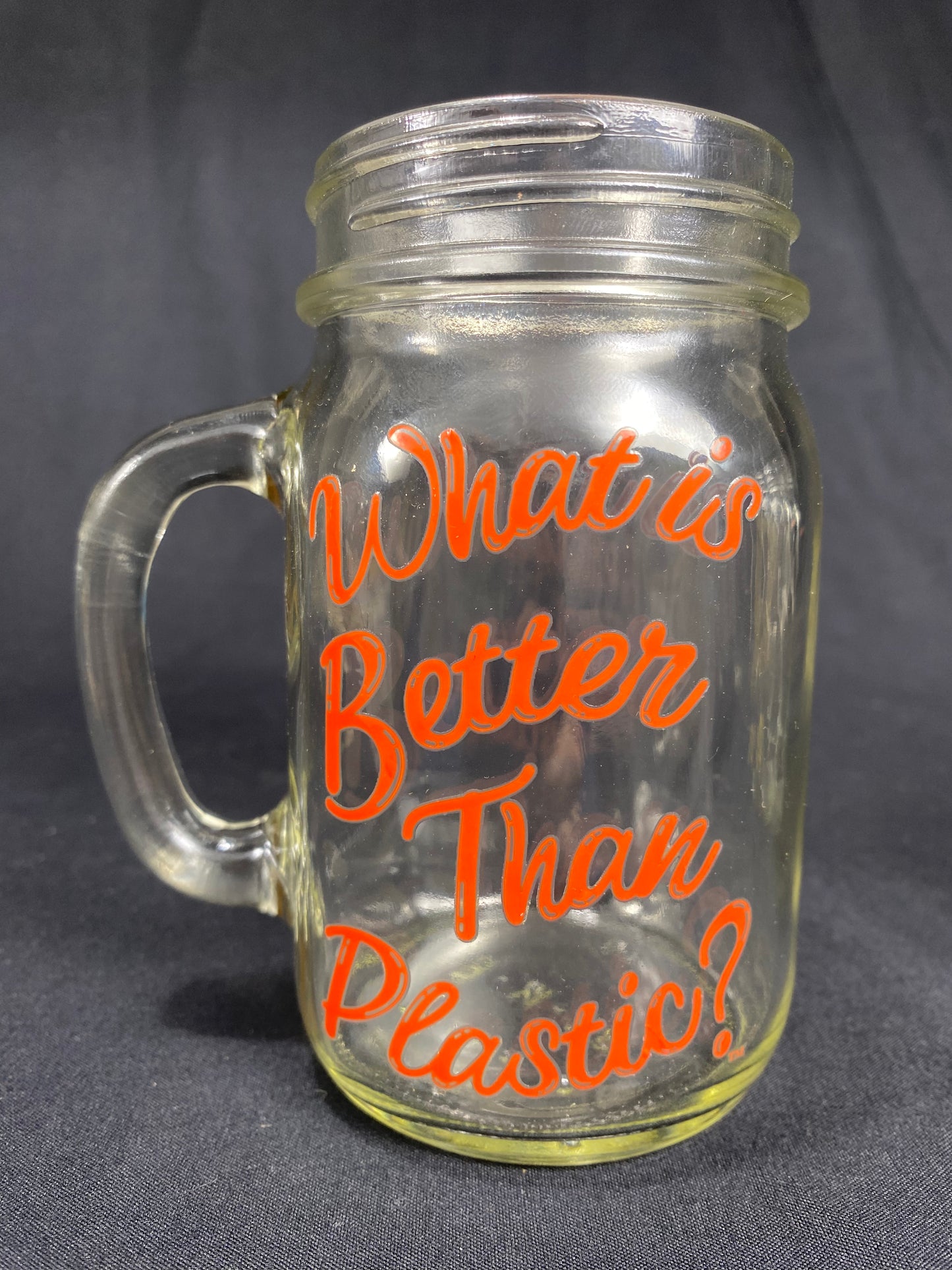 “What is Better Than Plastic?” Drinking Mason Glass Jars