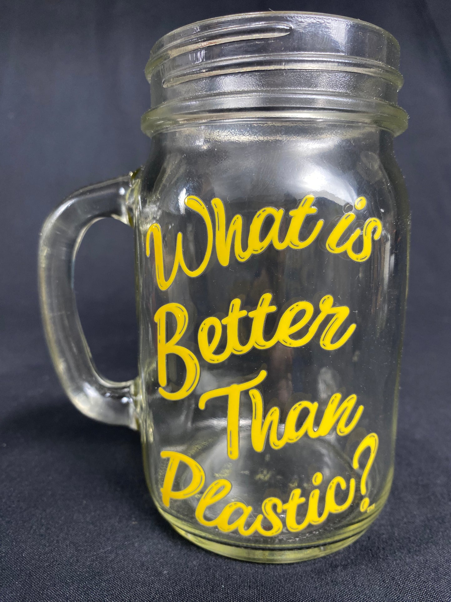 “What is Better Than Plastic?” Drinking Mason Glass Jars